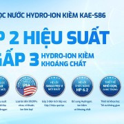 may loc nuoc nong lanh hydro ion kiem karofi kae-s86